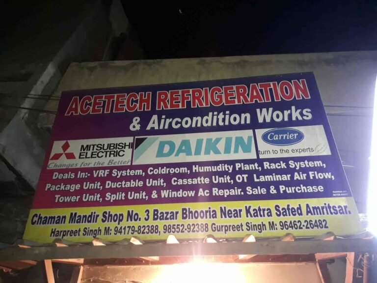 acetech refrigeration and air condition works amritsar amritsar ac repair and services o5il8 768x576